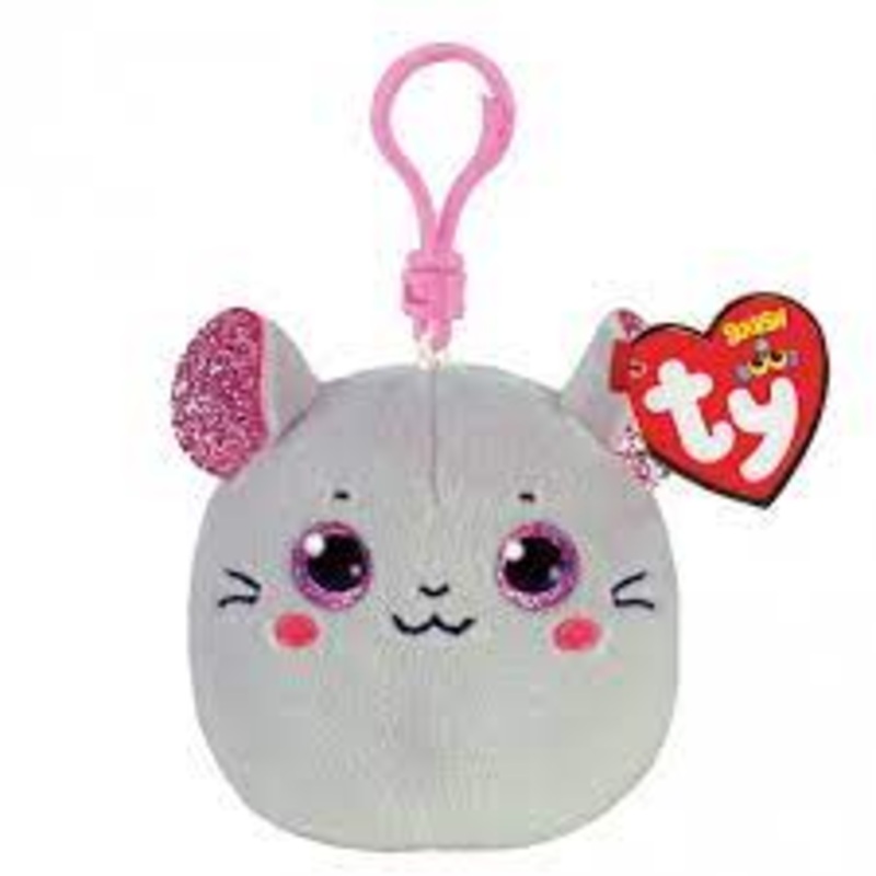 TY Squish A Boo Mini Clip - Catnip Mouse