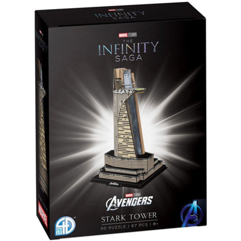 Avengers The Infinity Saga 3D Puzzle - Stark Tower 67Pcs