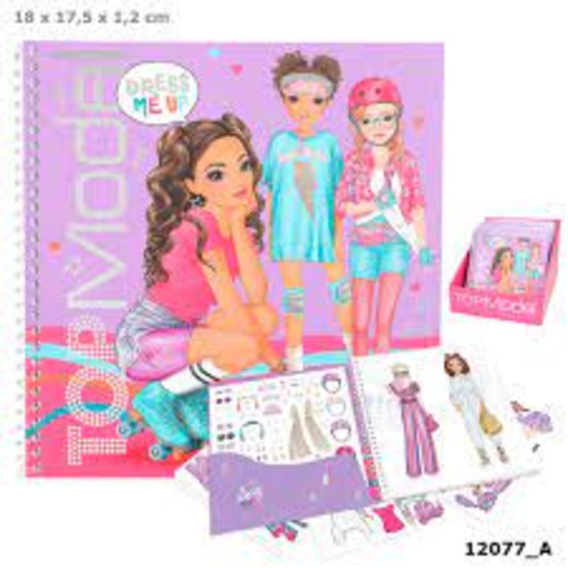 TOPModel Dress Me Up Sticker Book