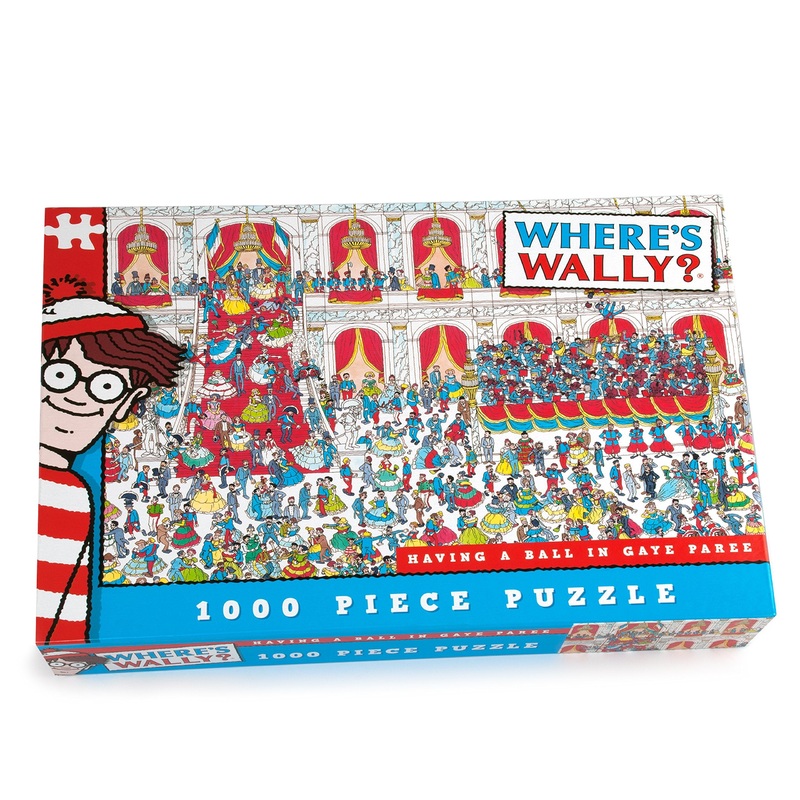 Wheres Wally? Having A Ball In Gaye Paree 1000pc Puzzle